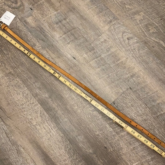 Zara vegan suede skinny brown belt - Picture 4 of 6